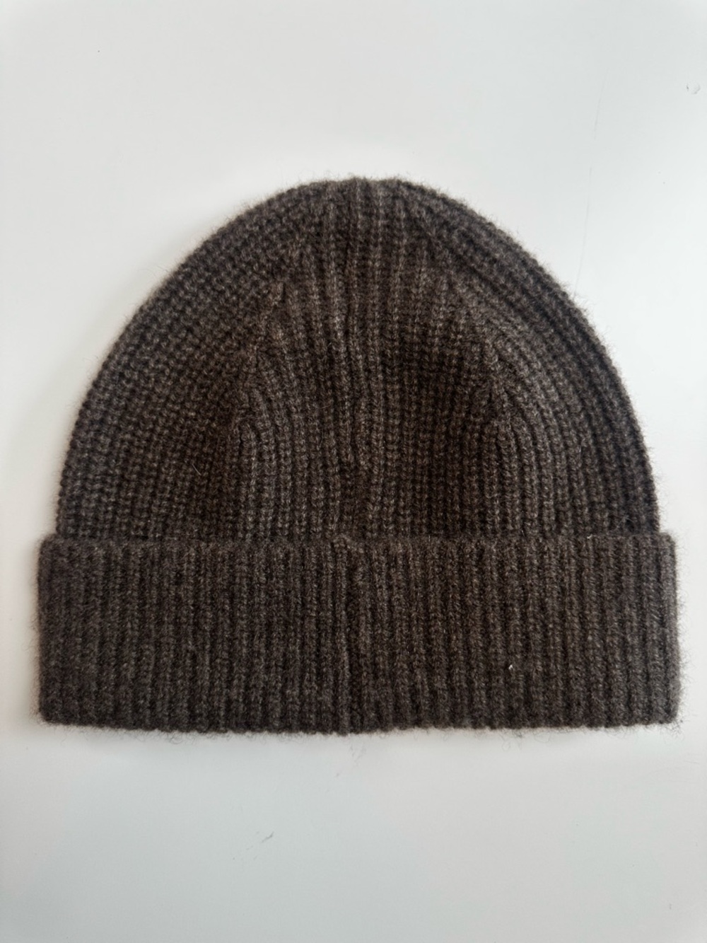 Quince Cashmere Knit Hat in Brown